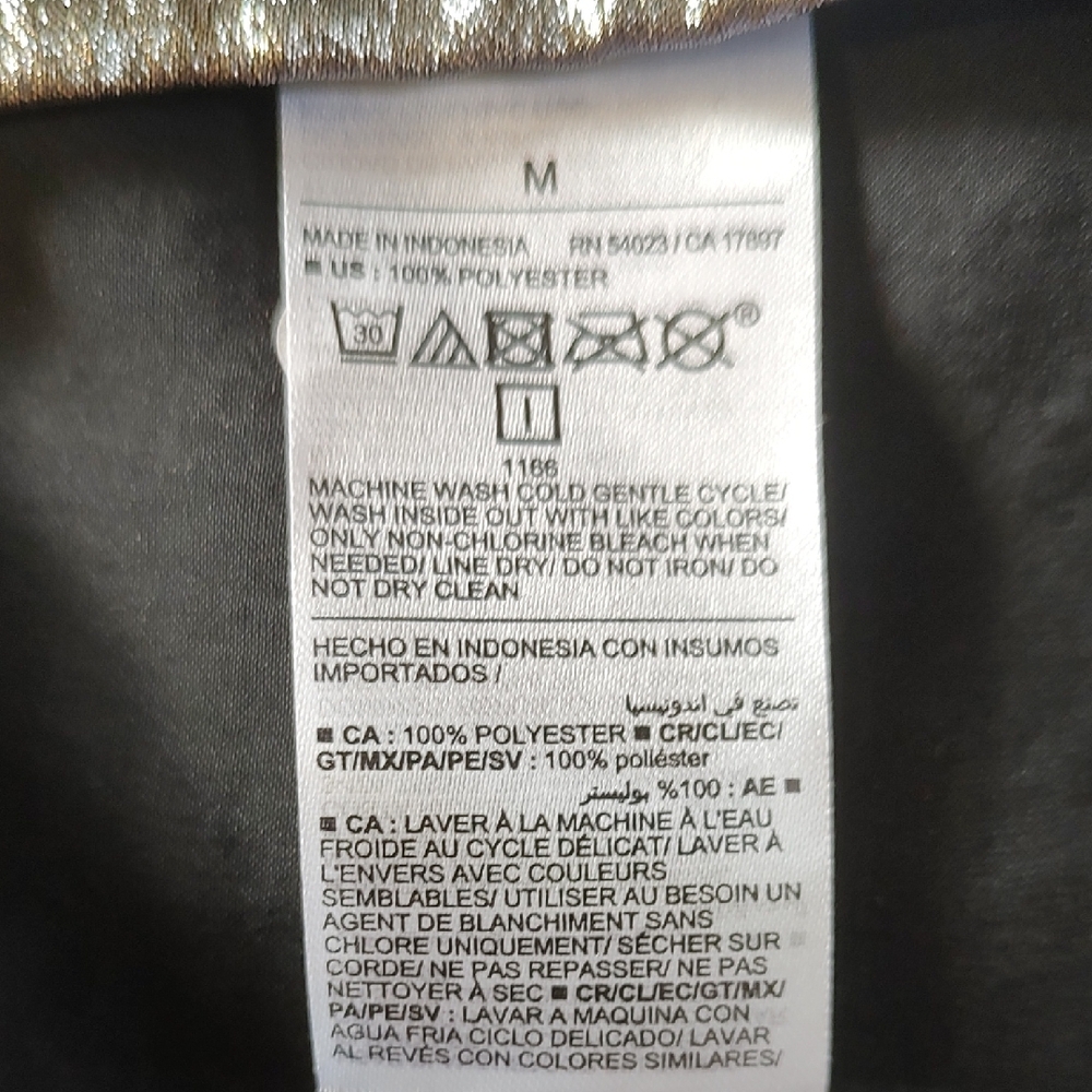 Old Navy Silver Metallic Tiered Midi Dress - Picture 8 of 9